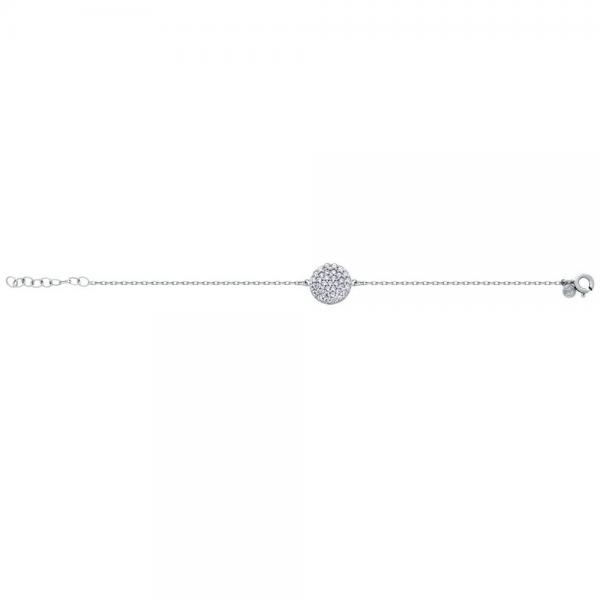Bratara eleganta din argint 925 rodiat cu zirconii [2]